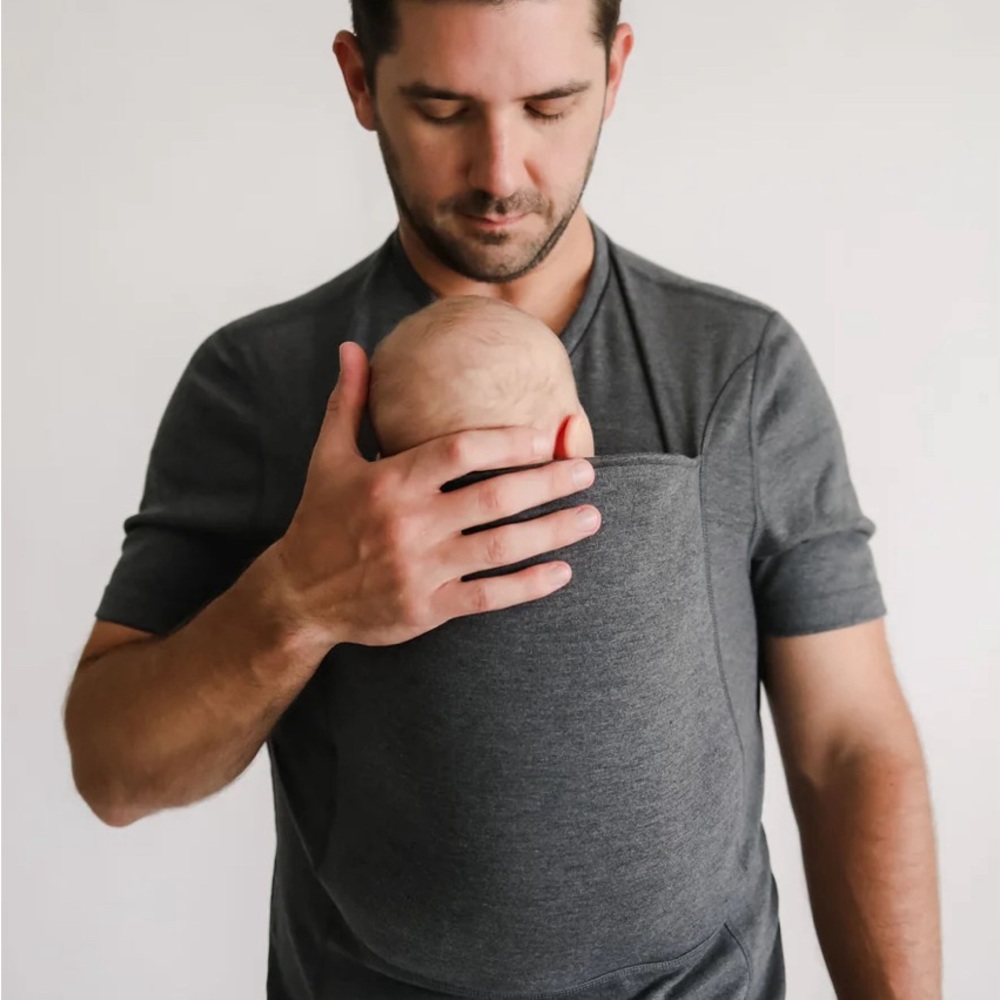 Lalabu Dad Shirt X Large. Gray. Athleisure t shirt.